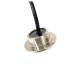 LED Courtesy LIGHT- 1 watt - 9-32 VOLTS - IP67 -  Polished Stainless Steel - Blue / white or warm white - WK-SS1PSX - AZLED